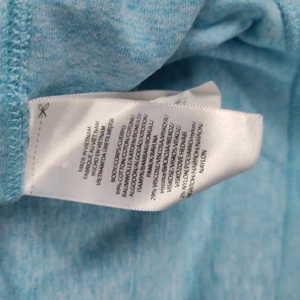Polo Ralph Lauren Sweater Mens 2XL XXL Light Blue Quarter Zip Sweatshirt *
